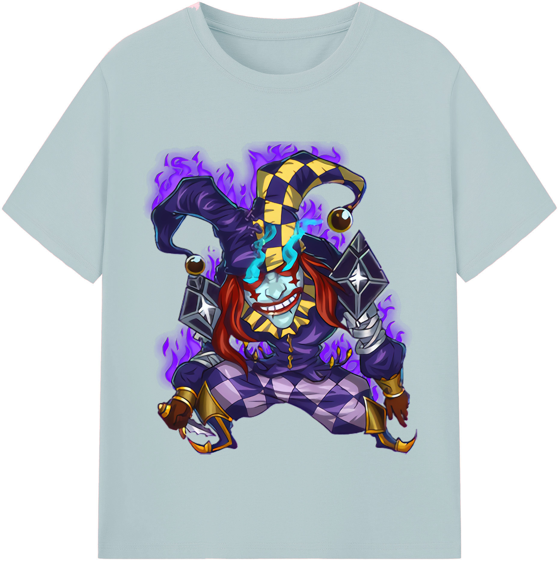 リーグ・オブ・レジェンド League of Legends LOL 綿100％半袖Tシャツ（フロントプリント）